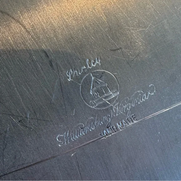 Handmade pewter piece from the Shirley Pewter Shop - Picture 7 of 7